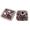Tibetan Style Caps TIBE-LF0893YKG-R-FF-1