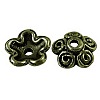 Tibetan Style Alloy Bead Caps TIBEB-LF0202YKG-AB-LF-1