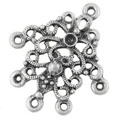 Tibetan Style Connectors TIBEP-EA521Y-KG-AS-FF-1