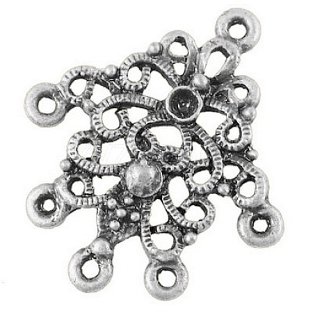 Tibetan Style Connectors TIBEP-EA521Y-KG-AS-FF-1