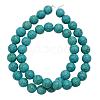 Synthetical Howlite Beads TURQ-GSR10mm129-2