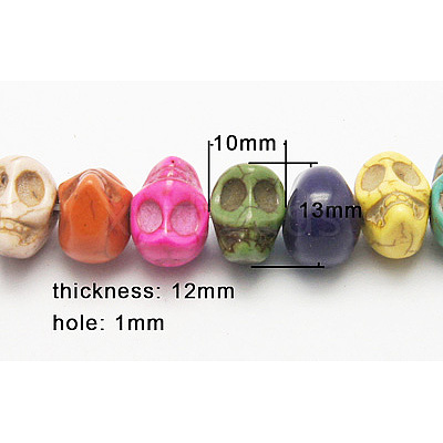 Synthetic Turquoise Beads Strands TURQ-B001-8-1
