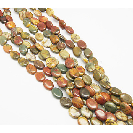 Natural Picasso Stone/Picasso Jasper Beads Strands TURQ-H035-18-1