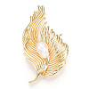 Natural Baroque Pearl Brooches for Women JEWB-N001-10G-1