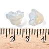 Transparent Glass Beads Caps GLAA-B028-01K-3