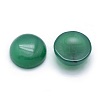 Natural Dyed & Heated Green Onyx Agate Cabochons X-G-P393-R43-10mm-2