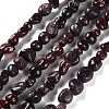 Natural Garnet Beads Strands G-P497-01C-40-1