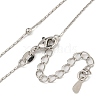 Brass Cardano Chain Necklaces for Women NJEW-U011-04P-2