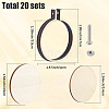 20 Boxs Wood Embroidery Hoops EMBR-SC0001-04C-2