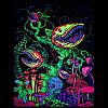 Polyester Glow in The Dark Wall Tapestry AJEW-WH0042-47C-1