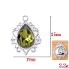 Glass Rhinestone Pendants FIND-WH0021-91S-013-1