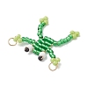 Glass Seed Beaded Pendants PALLOY-MZ00991-4