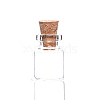 Wooden Cork Wishing Bottle Pendants PW-WG999AC-01-1