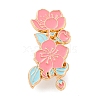 Peach Blossom Enamel Pins JEWB-G026-01A-1