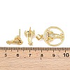 Brass Micro Pave Cubic Zirconia Pendant & Stud Earrings Sets for Women SJEW-F227-01F-G-3