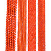 Opaque Solid Color Imitation Jade Glass Beads Strands LS-EGLA-A044-P2mm-D03-2