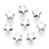 Rhodium Plated 925 Sterling Silver Beads LS-STER-T004-76P-3