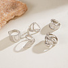 5Pcs Alloy Finger Rings Sets WG7802C-06-3