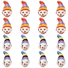 6Pcs 2 Colors Handmade Porcelain Beads PORC-YW0001-68-1