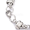 Tarnish Resistant 304 Stainless Steel Link Chain Bracelets BJEW-Z011-01P-2