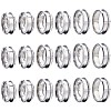 SUNNYCLUE 18Pcs 6 Size 304 Stainless Steel Grooved Finger Ring Settings RJEW-SC0001-05P-1