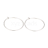 316L Surgical Stainless Steel Hoop Earring Findings STAS-G229-07P-05-1