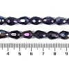 Transparent Electroplate Glass Beads Strands LS-EGLA-N013-T4mm-B06-4