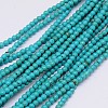 Synthetic Turquoise Beads Strands TURQ-G106-3mm-01F-2