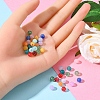 600Pcs 10 Colors Round Imitation Gemstone Acrylic Beads OACR-YW0001-93-6