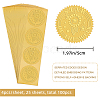 Self Adhesive Gold Foil Embossed Stickers DIY-WH0211-309-2