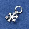 925 Sterling Silver Christmas Snowflake Charms STER-M119-16S-2