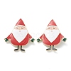 Christmas Themed Alloy Enamel Brooches JEWB-A001-09-1