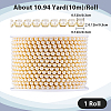 Plastic Pearl Bead Cup Chains CH-WH0013-01A-G-2