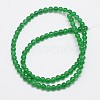 Natural & Dyed Malaysia Jade Bead Strands X-G-A146-4mm-A06-2