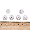 AB-Color Resin Rhinestone Beads RESI-S315-10x12-16-3