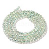 Electroplate Transparent Glass Beads Strands LS-GLAA-H021-01B-FR07-4