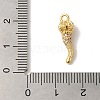 Rack Plating Brass Micro Pave Cubic Zirconia Pendant KK-A229-03A-G-3