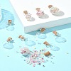 12Pcs 3 Styles Glass Bottles AJEW-FS0001-20-9
