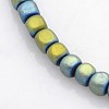 Electroplate Non-magnetic Synthetic Hematite Beads Strands G-J212D-02-1