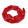 Opaque Glass Beads Strands X-GLAA-Q113-03A-C02-2