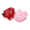 Transparent Glass Enamel Beads LAMP-U004-06M-3