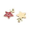 304 Stainless Steel Enamel Charms STAS-M111-17G-2