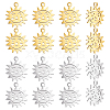 DICOSMETIC 16Pcs 2 Colors 304 Stainless Steel Charms STAS-DC0008-16-1