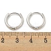 Brass Hoop Earrings EJEW-L211-08B-P-3