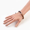 Natural Tiger Eye Braided Bracelets BJEW-JB03825-01-3