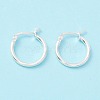 925 Sterling Silver Hoop Earrings STER-P047-13B-S-2
