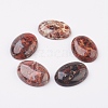 Natural Brecciated Jasper Flat Back Cabochons G-G741-13x18mm-02-1