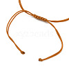 Adjustable Nylon Thread Braided Bead Bracelets BJEW-JB05545-02-3