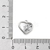 Brass Micro Pave Cubic Zirconia Pendants KK-H511-01P-04-3