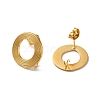 304 Stainless Stud Earring Findings LS-STAS-M314-01G-G-2